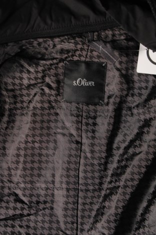 Ανδρικά παλτό S.Oliver, Μέγεθος M, Χρώμα Μαύρο, Τιμή 26,08 €