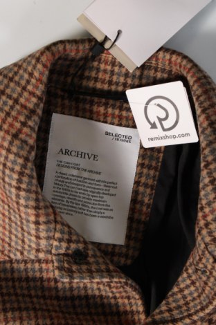 Мъжко палто Selected Homme, Размер L, Цвят Многоцветен, Цена 182,65 лв.