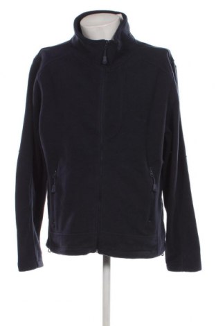 Ανδρική ζακέτα fleece, Μέγεθος 3XL, Χρώμα Μπλέ, Τιμή 22,91 €