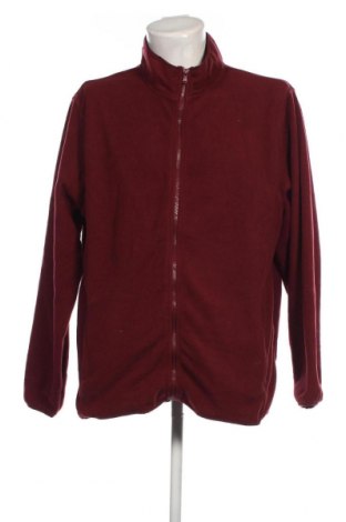 Ανδρική ζακέτα fleece Basic Editions, Μέγεθος XL, Χρώμα Κόκκινο, Τιμή 14,47 €