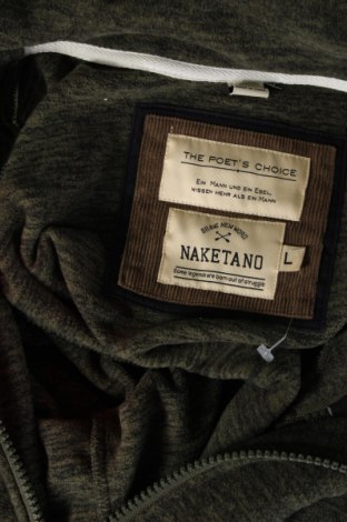 Ανδρική ζακέτα fleece Naketano, Μέγεθος L, Χρώμα Πράσινο, Τιμή 26,72 €