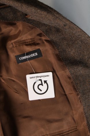 Ανδρικό σακάκι Commander, Μέγεθος L, Χρώμα Καφέ, Τιμή 5,44 €
