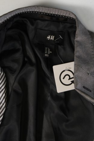 Мъжко сако H&M, Размер S, Цвят Сив, Цена 29,23 лв.
