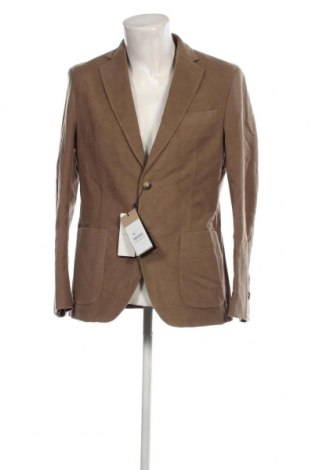 Мъжко сако Massimo Dutti, Размер L, Цвят Кафяв, Цена 128,50 лв.