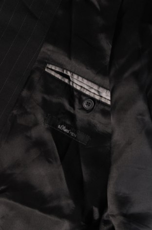 Ανδρικό σακάκι S.Oliver, Μέγεθος L, Χρώμα Μαύρο, Τιμή 12,25 €