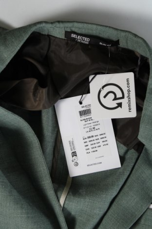 Ανδρικό σακάκι Selected Homme, Μέγεθος L, Χρώμα Πράσινο, Τιμή 52,32 €
