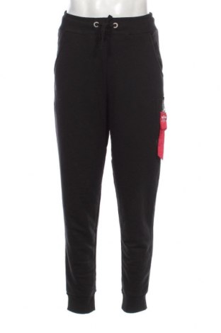 Pantaloni trening de bărbați Alpha Industries, Mărime M, Culoare Negru, Preț 275,33 Lei