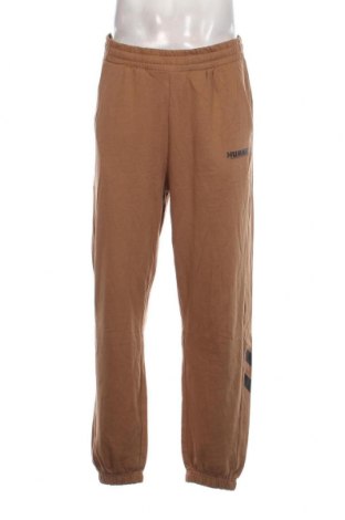 Ανδρικό αθλητικό παντελόνι Hummel, Μέγεθος L, Χρώμα Καφέ, Τιμή 14,38 €