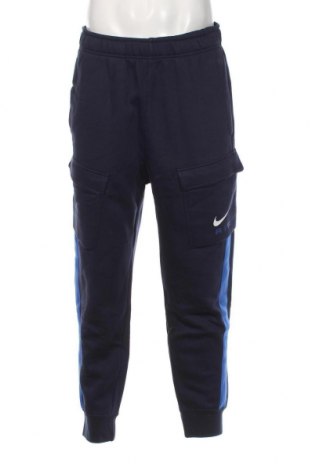 Pantaloni trening de bărbați Nike, Mărime L, Culoare Albastru, Preț 305,92 Lei