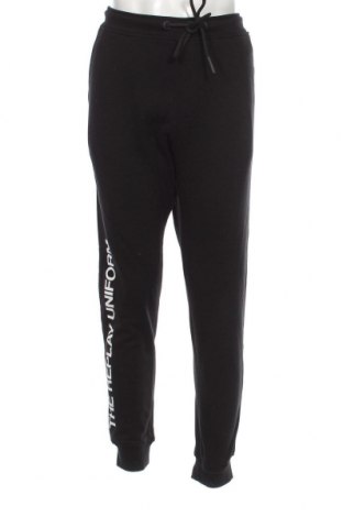Ανδρικό αθλητικό παντελόνι Replay, Μέγεθος XL, Χρώμα Μαύρο, Τιμή 39,20 €