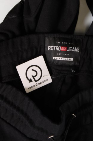 Ανδρικό αθλητικό παντελόνι Retro Jeans, Μέγεθος XL, Χρώμα Μαύρο, Τιμή 10,15 €