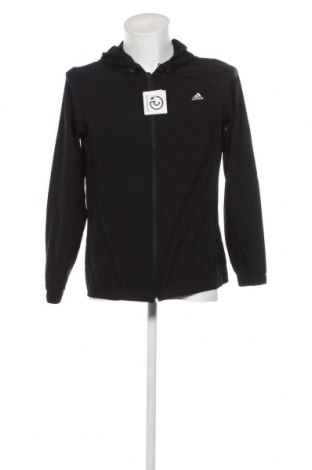 Ανδρικό αθλητικό μπουφάν Adidas, Μέγεθος L, Χρώμα Μαύρο, Τιμή 26,54 €
