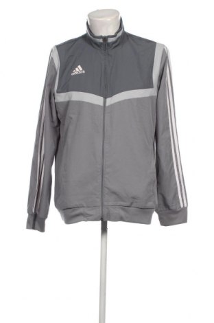 Herrenjacke Adidas, Größe L, Farbe Grau, Preis € 27,14