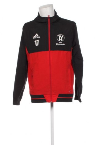 Herrenjacke Adidas, Größe L, Farbe Rot, Preis € 26,93