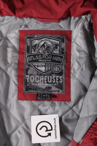 Ανδρικό μπουφάν Atlas For Men, Μέγεθος 3XL, Χρώμα Κόκκινο, Τιμή 24,68 €