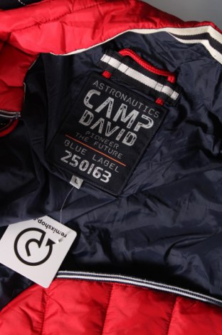 Herrenjacke Camp David, Größe L, Farbe Rot, Preis € 66,80