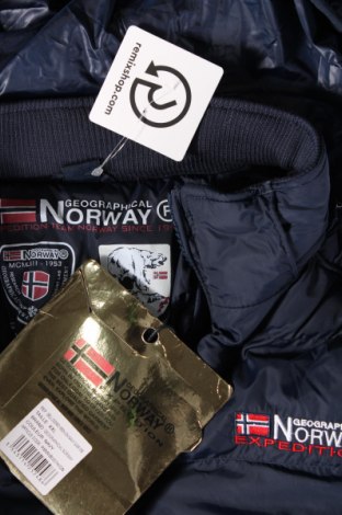 Męska kurtka Geographical Norway, Rozmiar XXL, Kolor Niebieski, Cena 626,91 zł