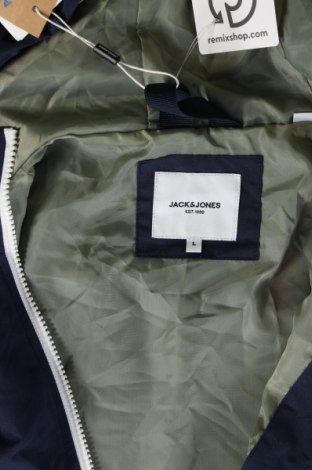 Ανδρικό μπουφάν Jack & Jones, Μέγεθος L, Χρώμα Μπλέ, Τιμή 27,22 €