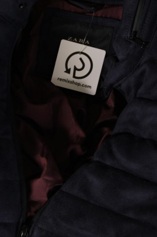 Ανδρικό μπουφάν Zara, Μέγεθος M, Χρώμα Μπλέ, Τιμή 17,52 €