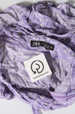 Пола - панталон Zara, Размер M, Цвят Лилав, Цена 6,60 лв.
