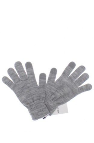 Handschuhe Pieces, Farbe Grau, Preis 30,41 €