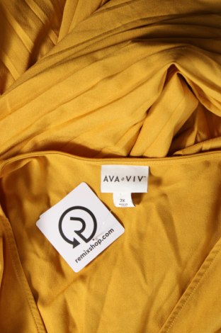 Kleid Ava & Viv, Größe XXL, Farbe Gelb, Preis 14,83 €