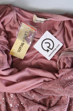 Φόρεμα Lace & Beads, Μέγεθος XL, Χρώμα Ρόζ , Τιμή 72,16 €