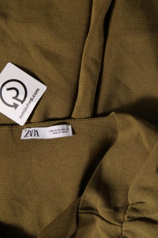 Рокля Zara, Размер M, Цвят Зелен, Цена 10,80 лв.