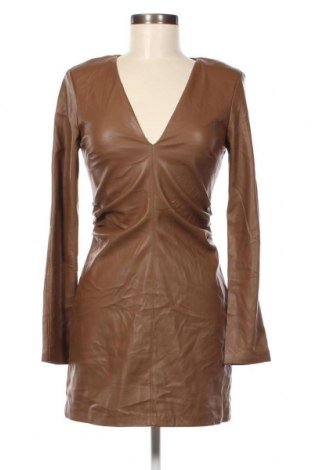 Kleid Zara, Größe M, Farbe Braun, Preis 8,46 €