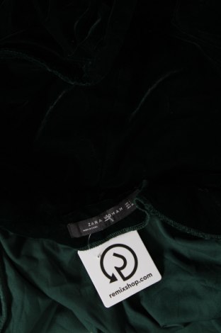 Рокля Zara, Размер L, Цвят Зелен, Цена 13,50 лв.