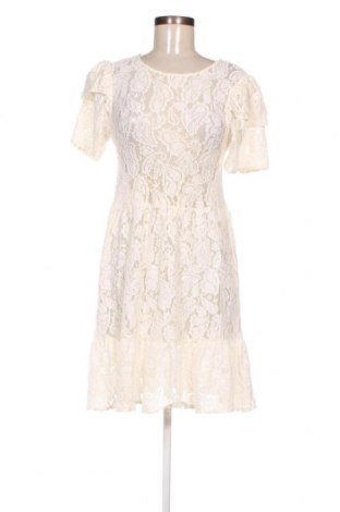 Kleid Zara, Größe S, Farbe Ecru, Preis 18,79 €