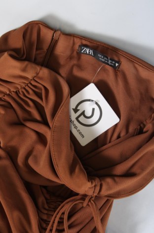 Kleid Zara, Größe S, Farbe Braun, Preis 18,79 €