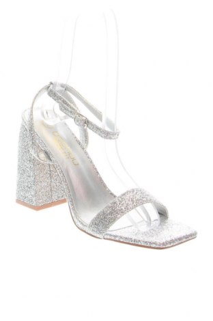 Sandalen Boohoo, Größe 39, Farbe Silber, Preis € 15,34