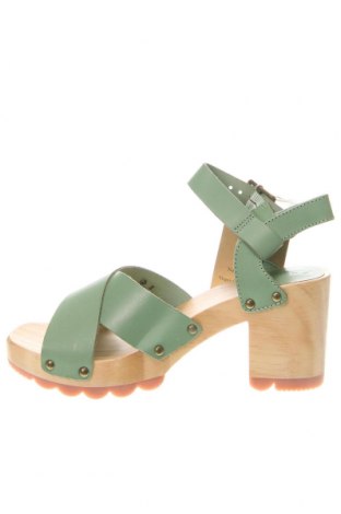 Sandale Kickers, Mărime 38, Culoare Verde, Preț 203,95 Lei