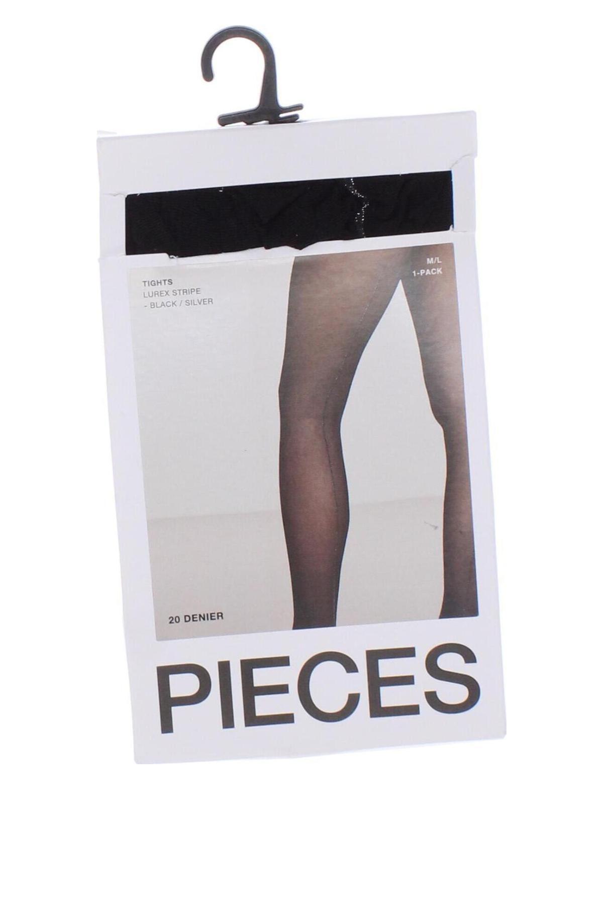 Pančuchy. Pieces, Veľkosť M, Farba Čierna, Cena  9,72 €
