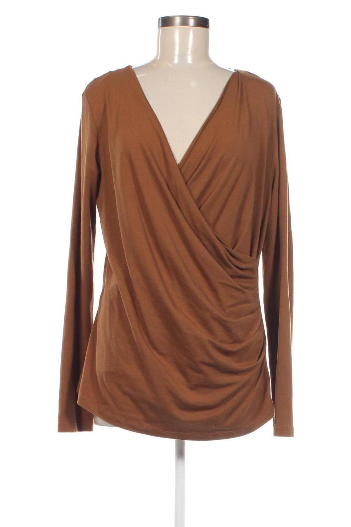 Γυναικεία μπλούζα, Μέγεθος XL, Χρώμα Καφέ, Τιμή 8,00 €