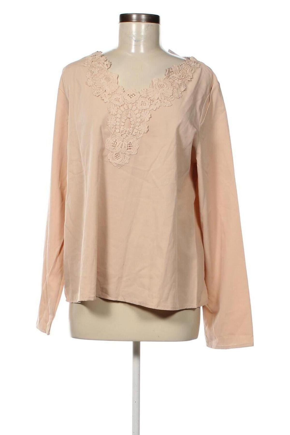 Damen Shirt, Größe XL, Farbe Beige, Preis 7,27 €