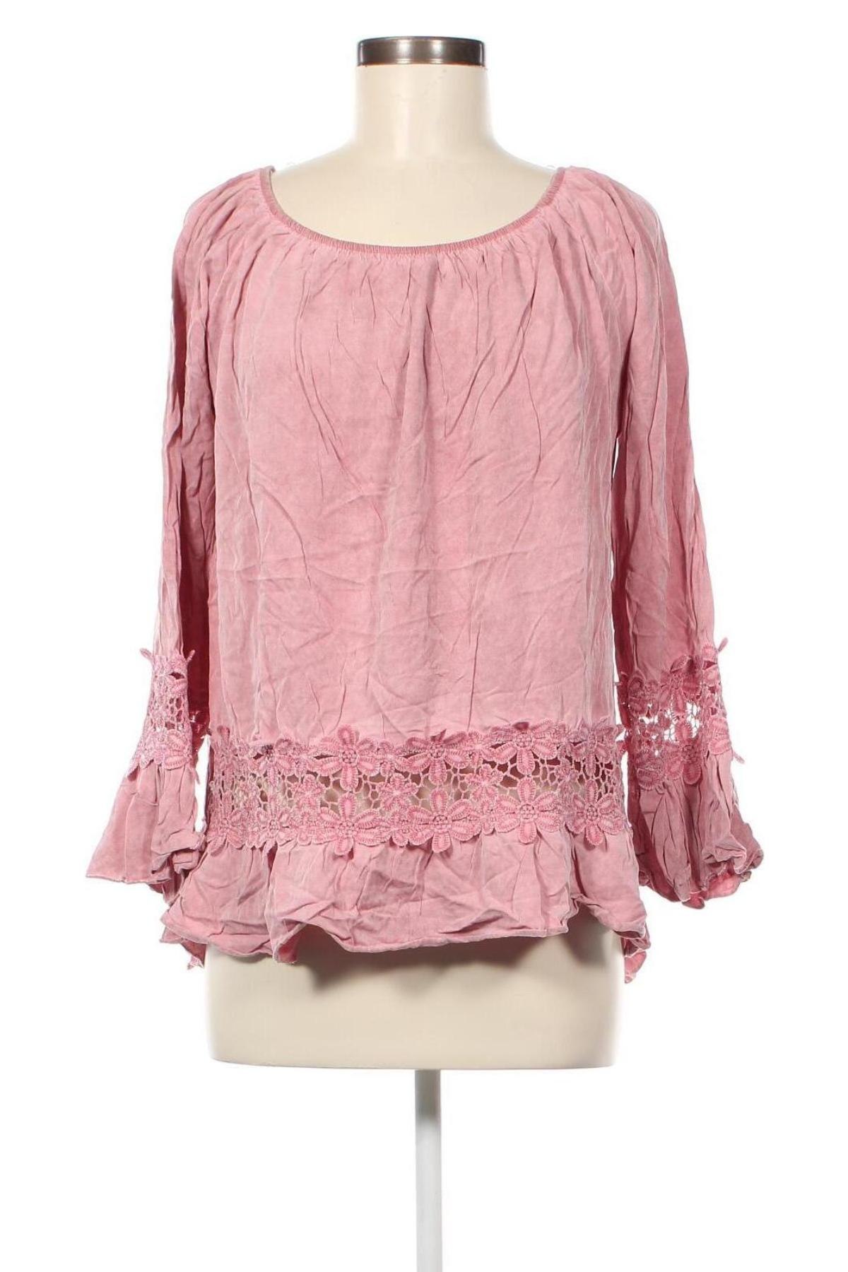Дамска блуза, Размер L, Цвят Розов, Цена 7,60 лв.