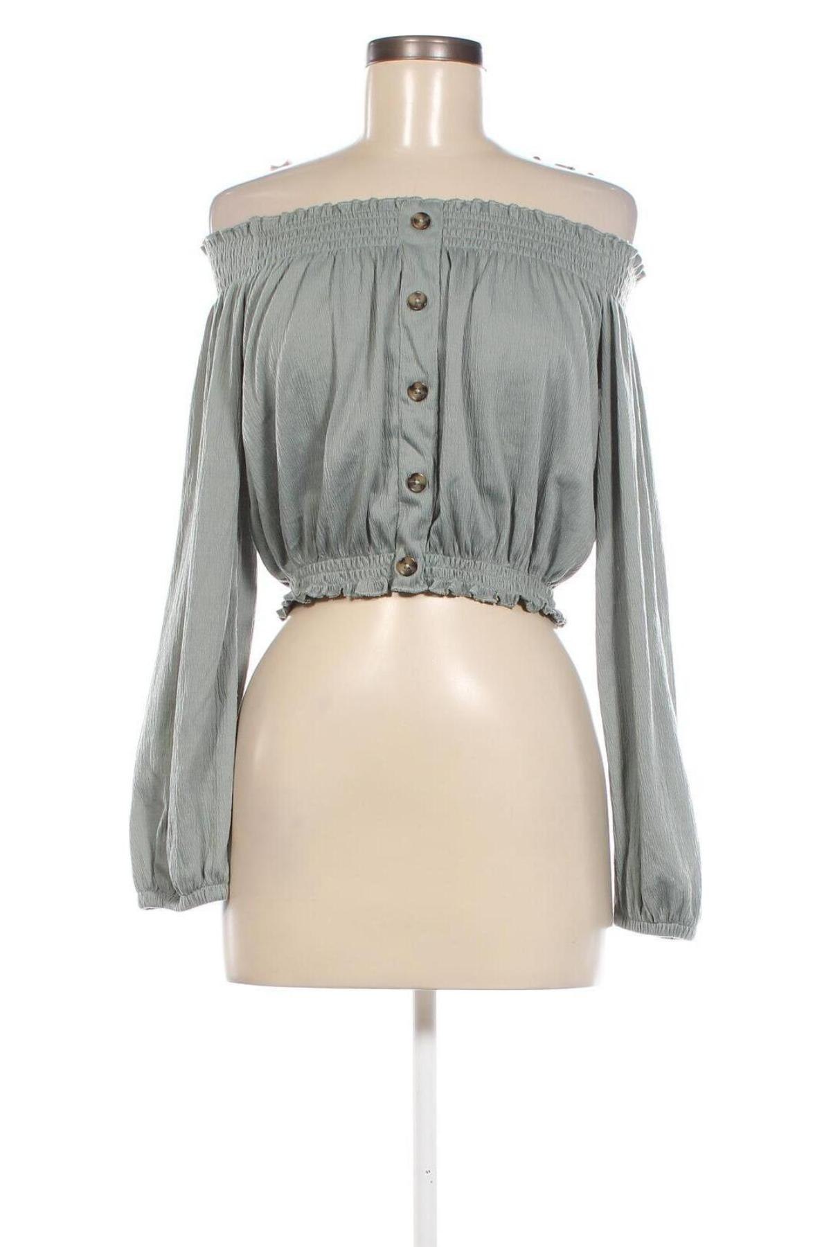 Дамска блуза, Размер M, Цвят Зелен, Цена 6,65 лв.