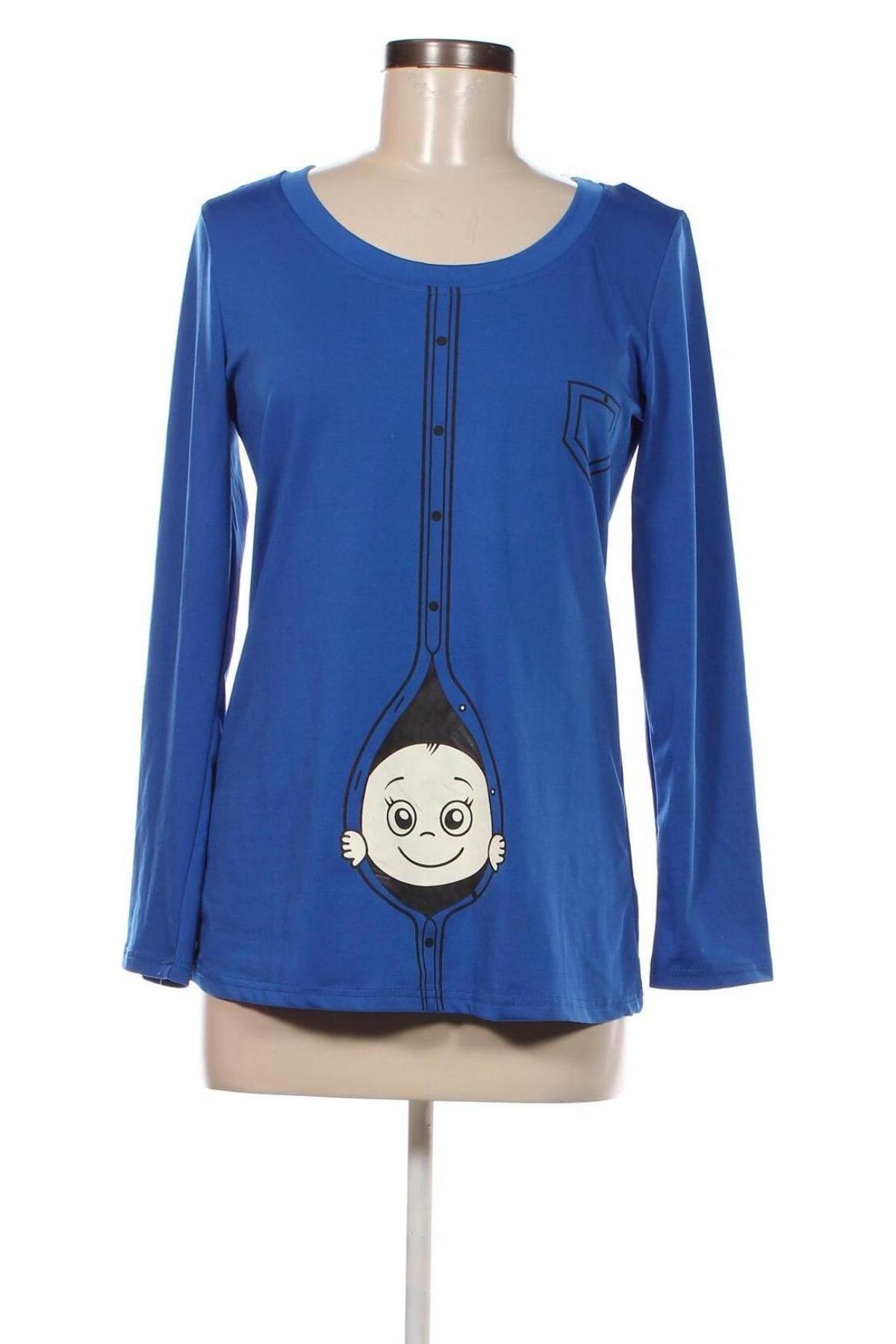 Damen Shirt, Größe M, Farbe Blau, Preis 5,25 €