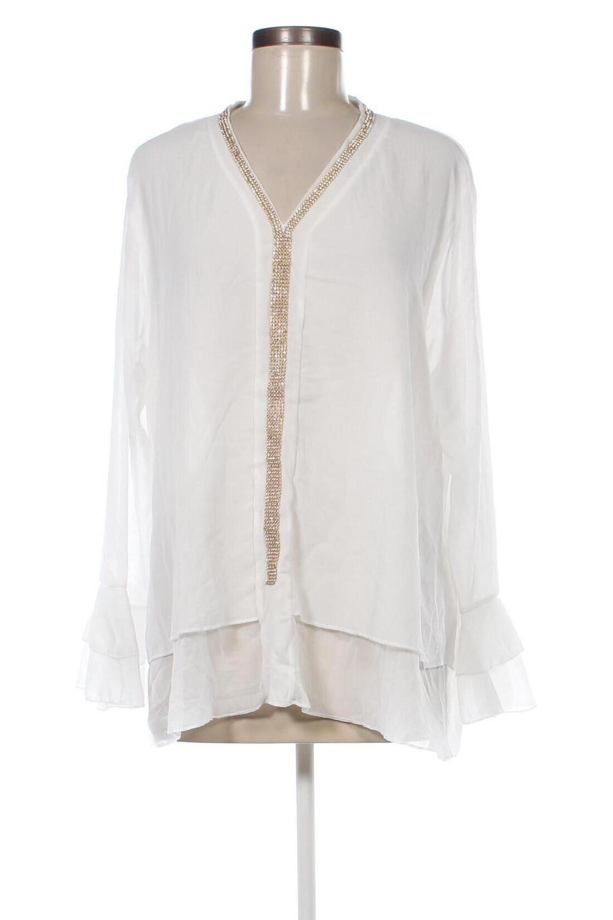 Дамска блуза, Размер L, Цвят Бял, Цена 6,65 лв.