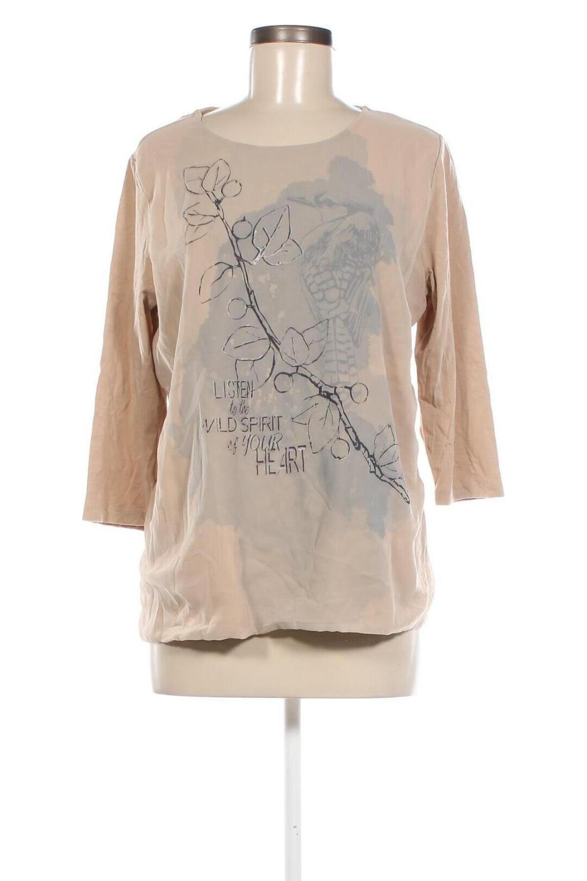 Damen Shirt, Größe L, Farbe Beige, Preis € 5,29