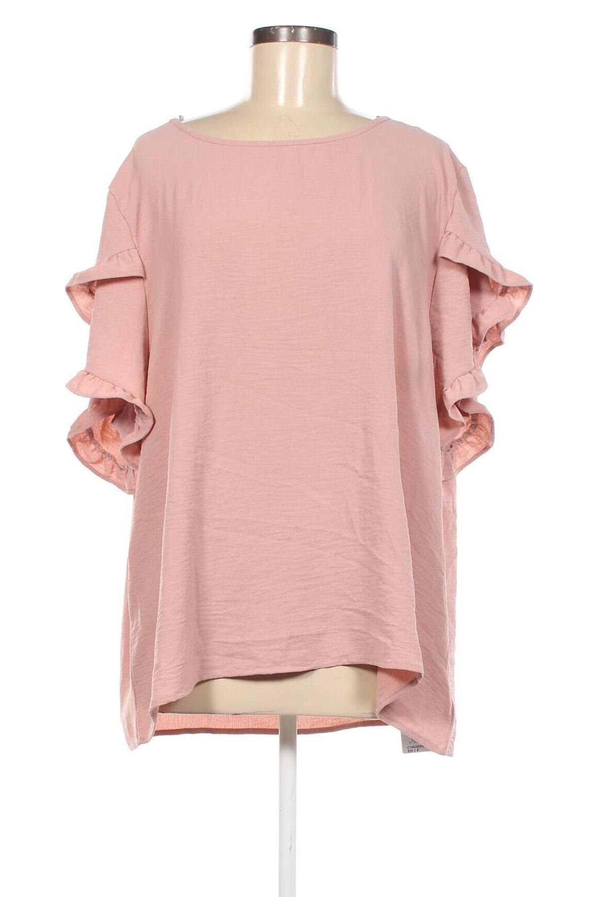 Damen Shirt, Größe 4XL, Farbe Rosa, Preis € 13,22