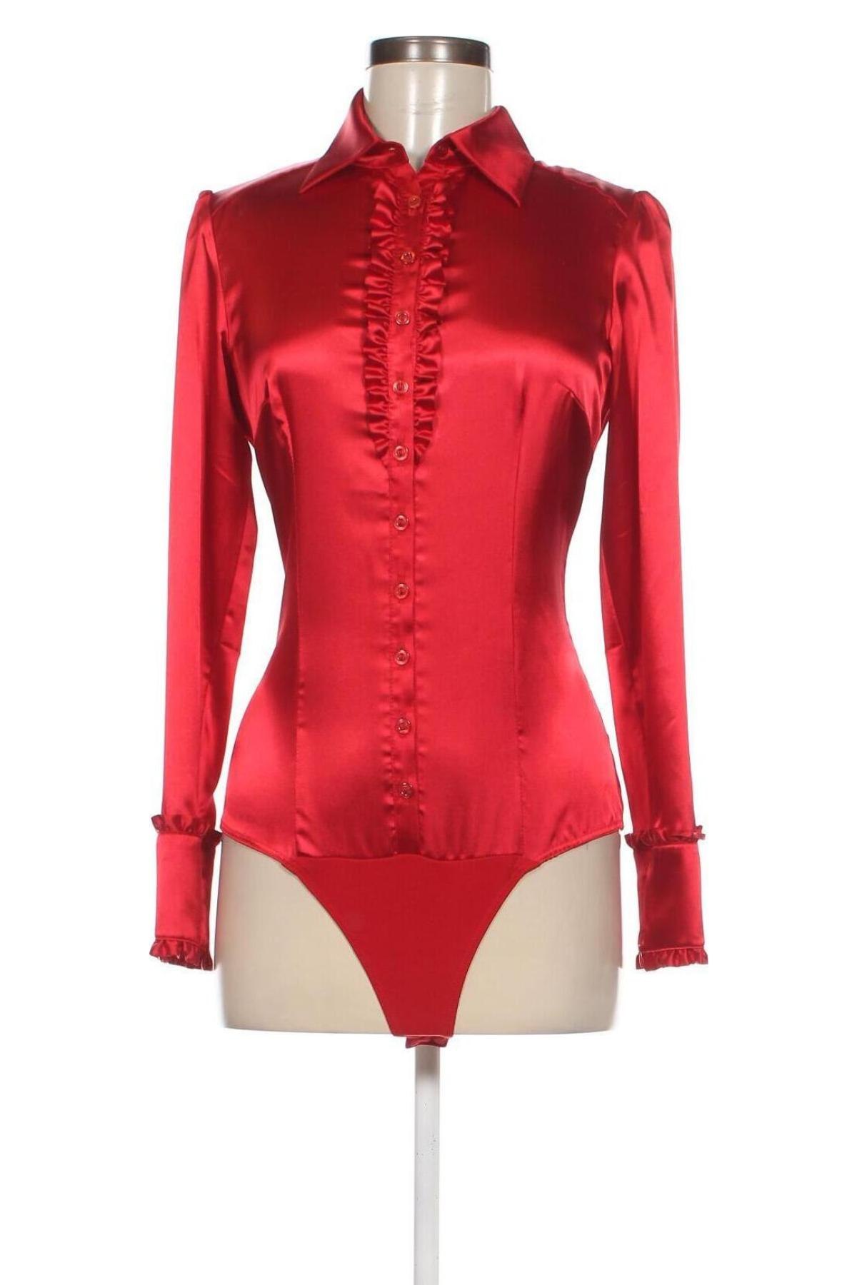 Damenbluse-Body, Größe M, Farbe Rot, Preis € 12,79