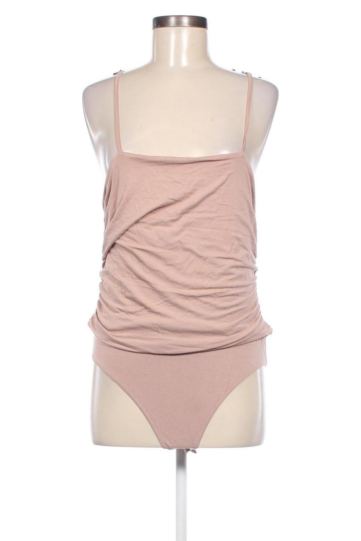 Γυναικεία μπλούζα-Κορμάκι NU-IN, Μέγεθος L, Χρώμα  Μπέζ, Τιμή 8,47 €