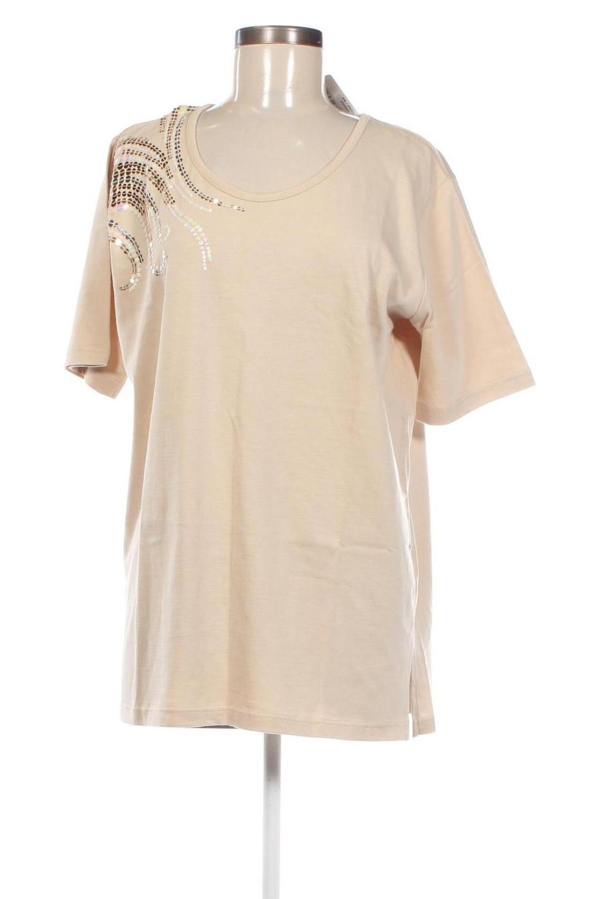 Damen Shirt 4/5/6 Fashion Concept, Größe XL, Farbe Beige, Preis 9,79 €