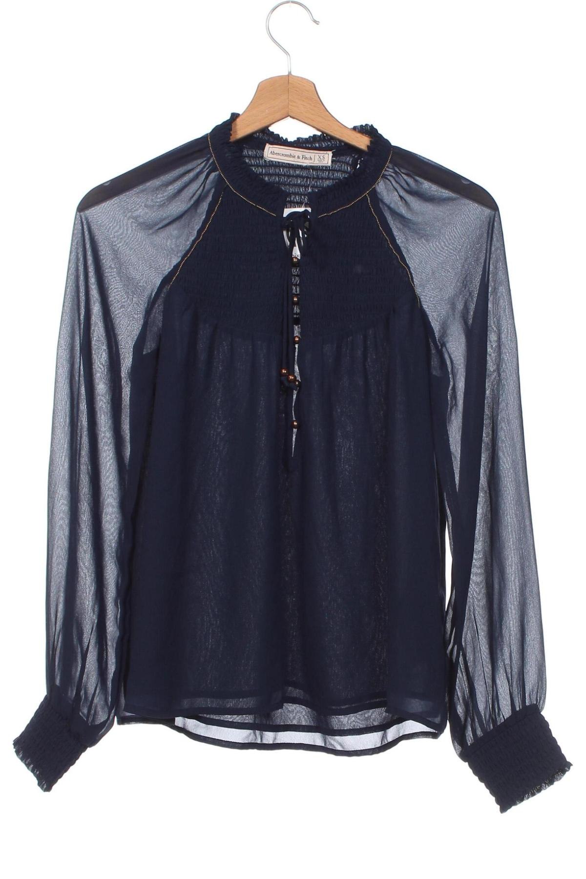 Дамска блуза Abercrombie & Fitch, Размер XS, Цвят Син, Цена 43,56 лв.