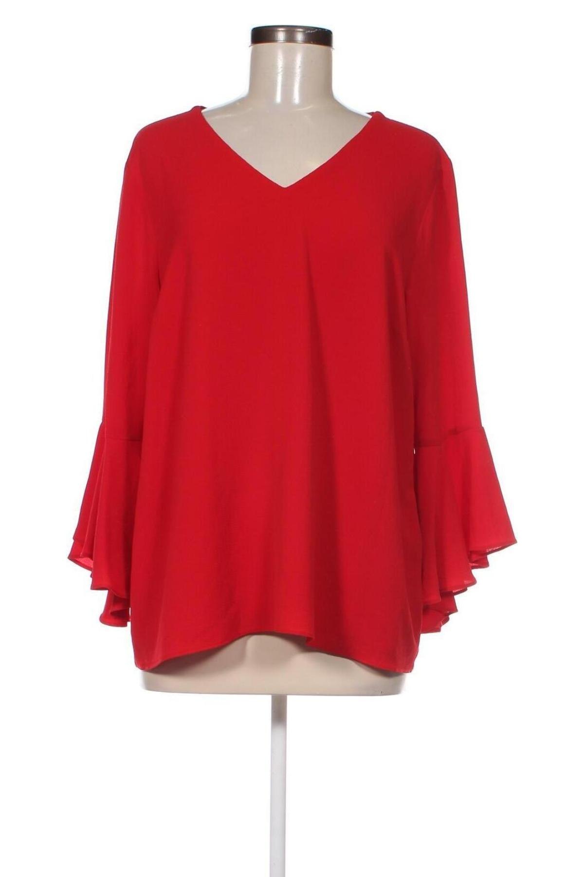 Γυναικεία μπλούζα Adagio, Μέγεθος XL, Χρώμα Κόκκινο, Τιμή 5,88 €