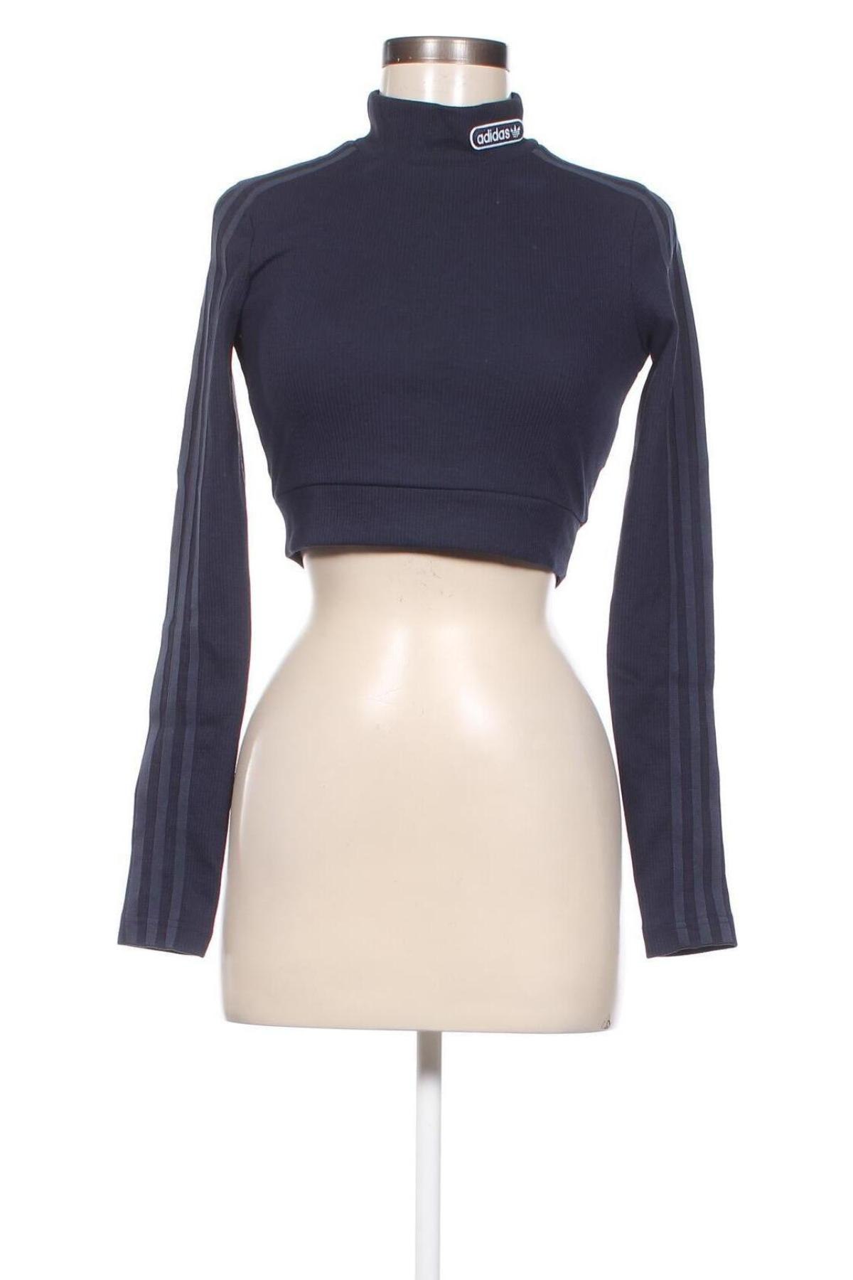 Γυναικεία μπλούζα Adidas, Μέγεθος M, Χρώμα Μπλέ, Τιμή 19,85 €