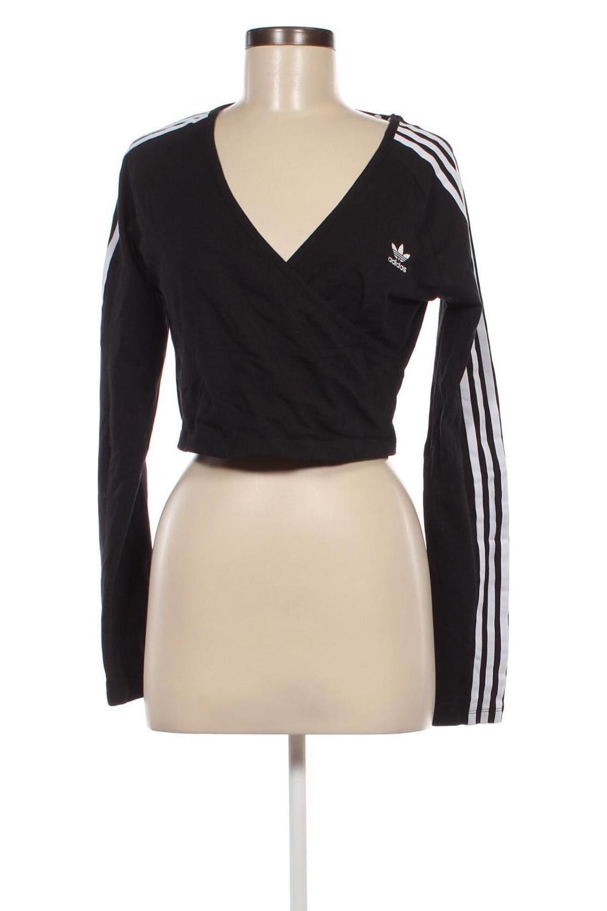 Дамска блуза Adidas Originals, Размер L, Цвят Черен, Цена 30,80 лв.